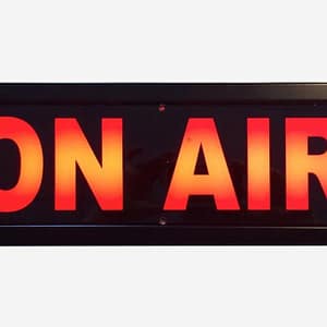 On Air sign, lamp, led for radio statiion