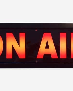 On Air sign, lamp, led for radio statiion